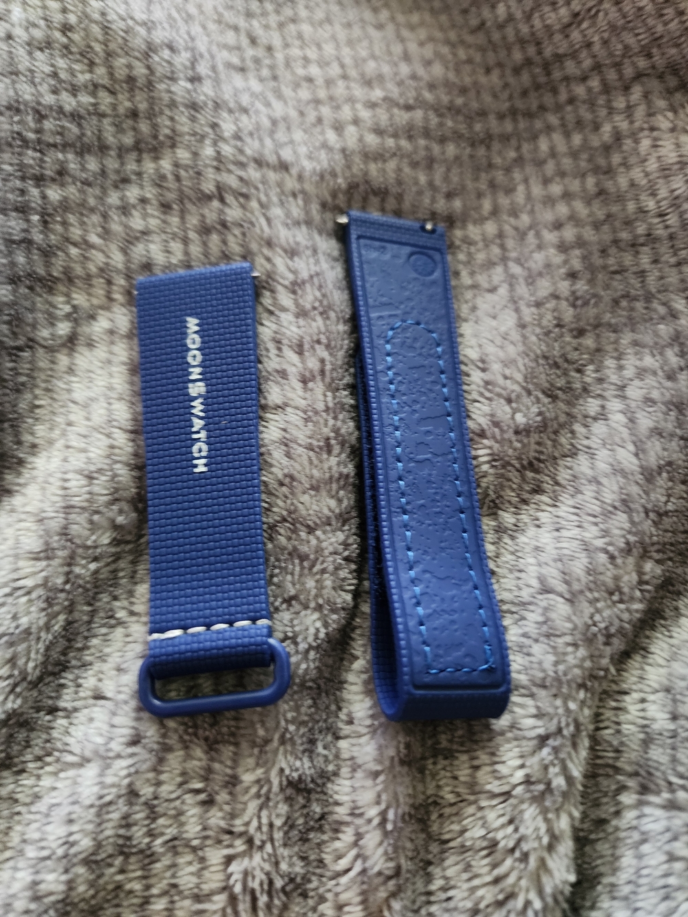 official Swatch x OMEGA Bioceramic MoonSwatch Navy Blue Rubber Strap.New